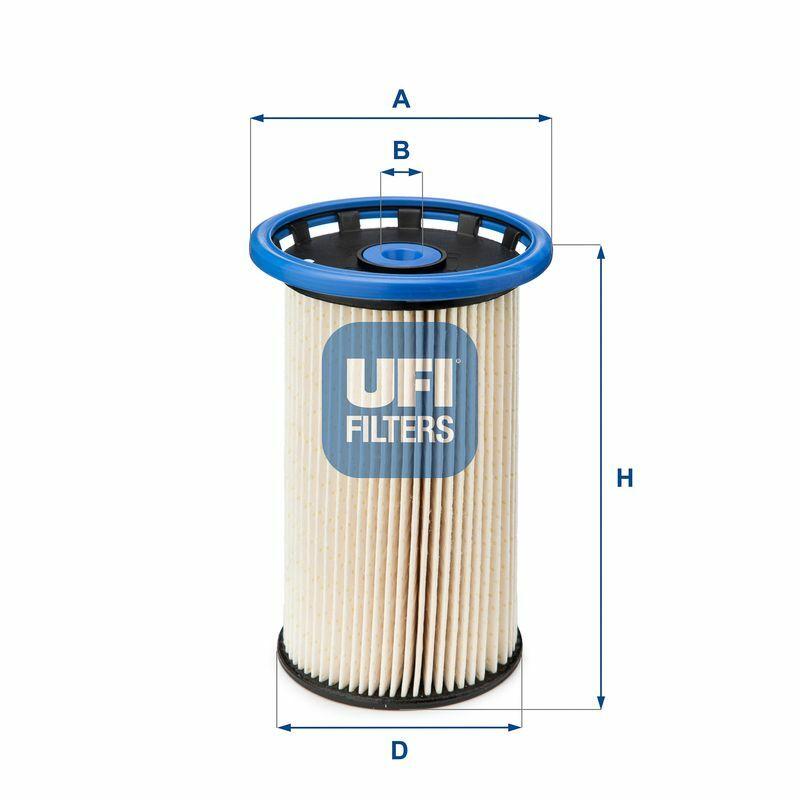 UFI Fuel Filter 26.026.00 - OE Specification for VW Passat 2.0 TDI — Fuel Delivery