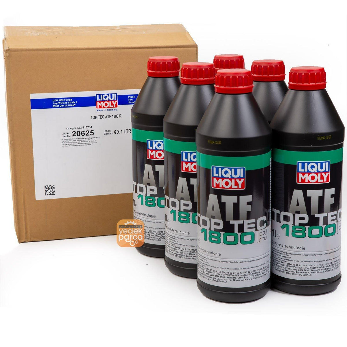 Liqui Moly 20625 Automatic Transmission Oil Atf (1800R) DX6 Set
