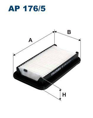 Filtron AP176-5 Air Filter Suzuki SX4 1.5/1.6 VVT Fiat Sedici 1.6 16V 06-14 — Air & Cabin Filters