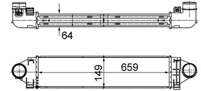 Mahle CI499000S Intercooler Discovery Sport (L550 14-Freelander 2 (L359 06-14 Range Rover Evoque (L538 — Turbo & Supercharger
