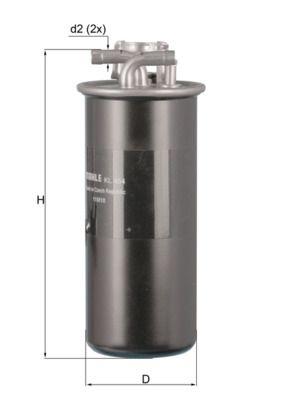 Mahle KL454 Diesel Filter A6 Allroad C6 06-11 3.0 TDI Quattro, A6 C6 04-11 2.7/3.0 TDI Quattro — Fuel Delivery