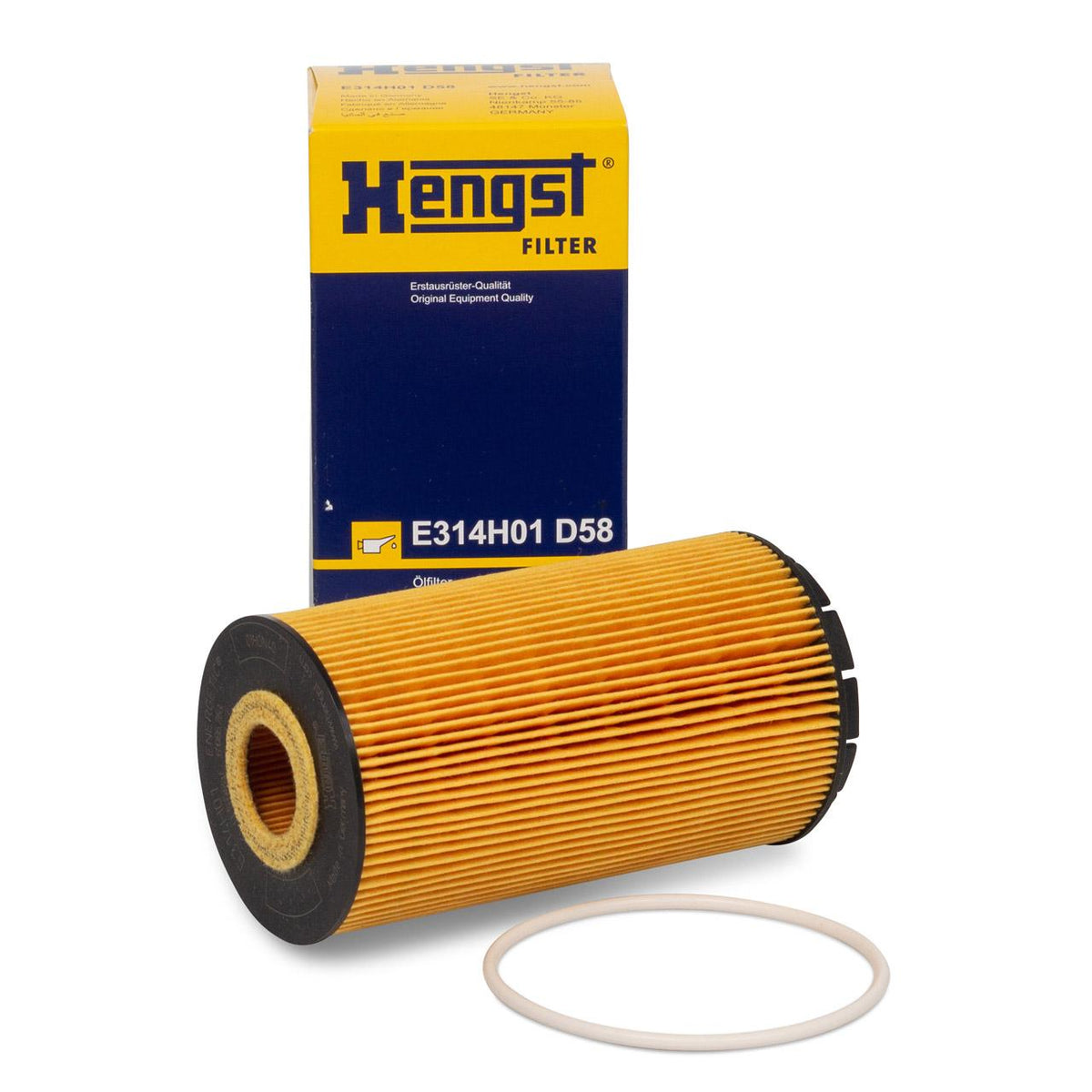 Hengst E314H01D58 Oil Filter VW A8 6.0 — Oil Filters