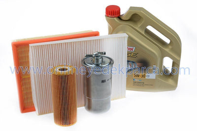 Castrol Volkswagen Passat 2001 - 2005 1,9TDI AVF Scheduled Service Set with Engine Oil Mann / — Fluids & Chemicals