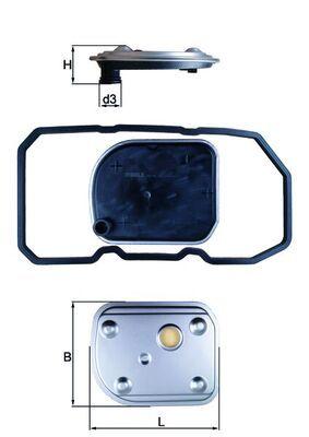 Mahle HX 158D Transmission Filter Mercedes W169/W245 1.5i 04-12 — Transmission Parts