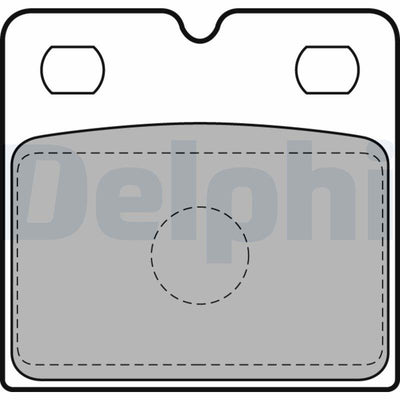 Delphi LP2112 Brake Pad Rear Jaguar S-Type II X200 Xk II Coupe X150 Audi R8 FSI Quattro Aston Martin Vantage — Brake Pads