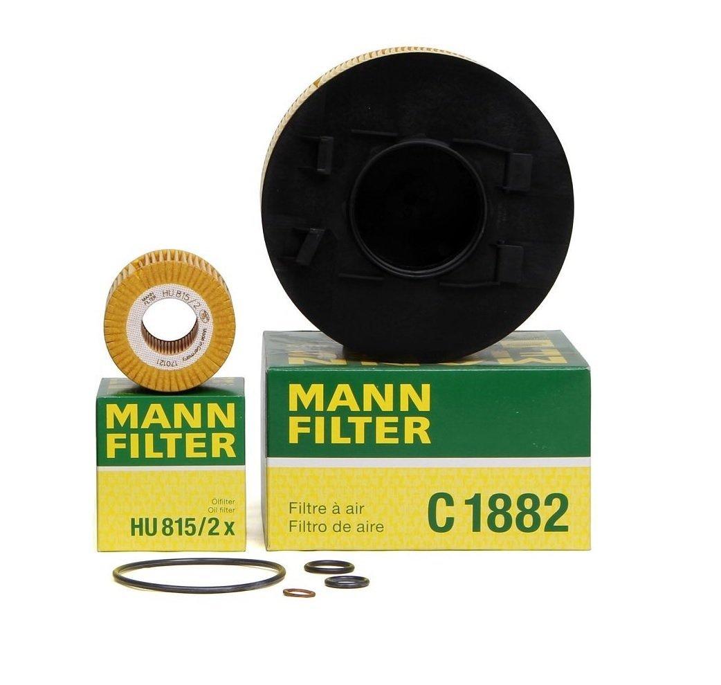 Mann Oil & Air Filter Set for BMW E46 2002-2006 - Compatible with 316i & 318i Models — Maintenance & Service Kits