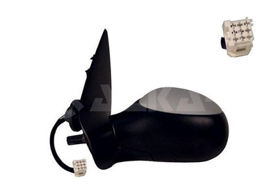 Alkar 6125283 Outer Rear View Mirror Left Electric Aspheric Heated Primed 5 Pin Peugeot 206 1998-2003 — Mirrors