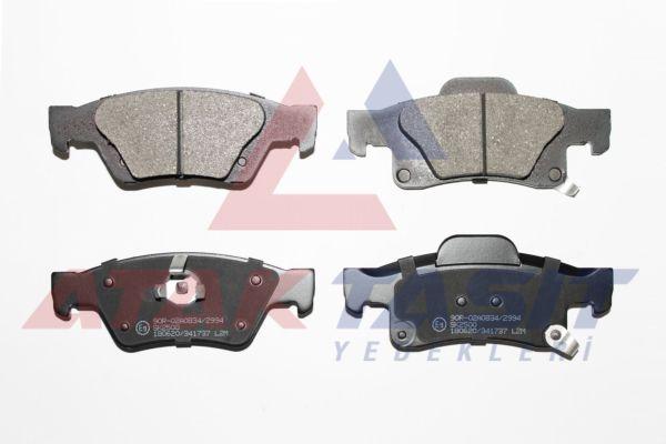 AP 05P1737 Brake Pad Rear with Wear Indicator Jeep Grand Cherokee IV (Wk,Wk2) 3.0 Crd 4X4 2010-/ Grand Cherokee IV (Wk,Wk2) 3.6 V6 4X4 2010
