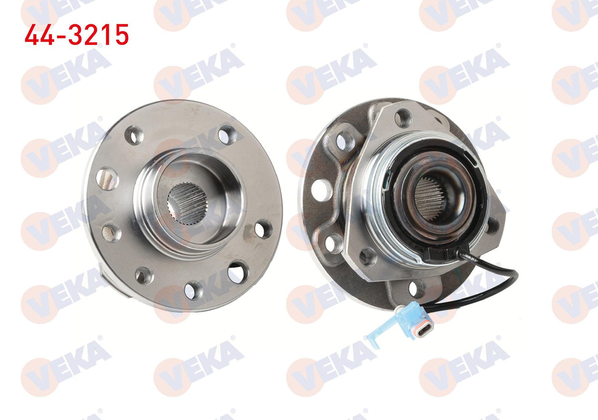 Veka 44-3215 Wheel Hub Left-Right Front with Bearing Opel Astra H 1.3 CDTi 5 Lug ABS with Sensor 2004-2010 — Hub Assemblies