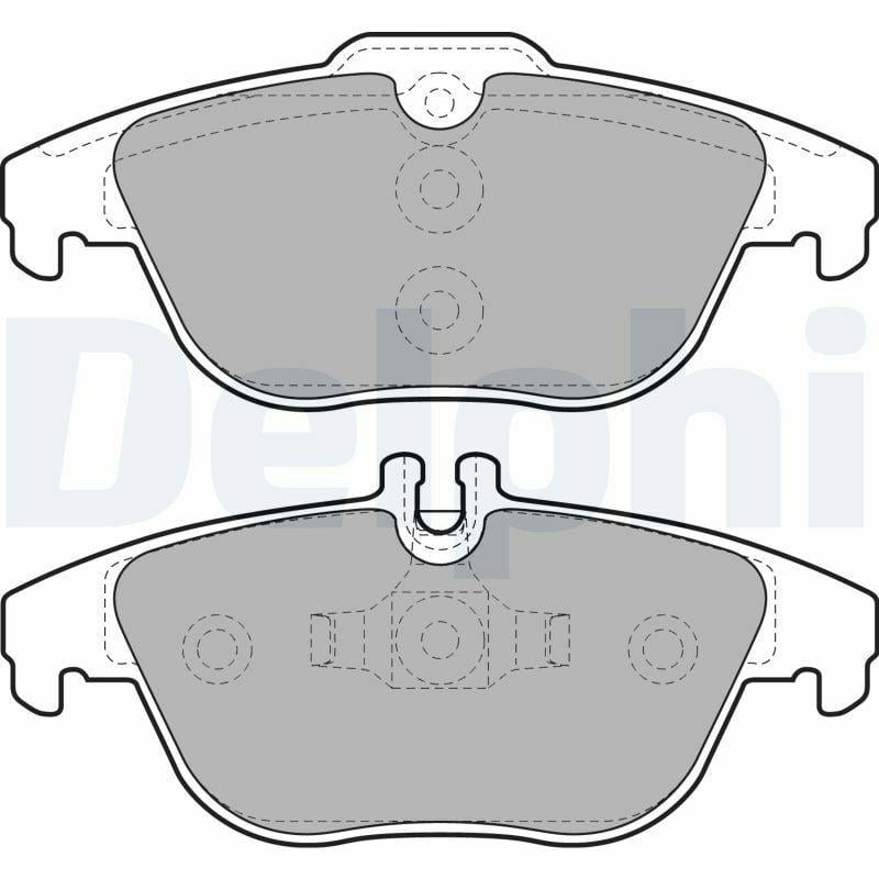 Delphi LP2029 - Brake Pads for Mercedes C-Class Models