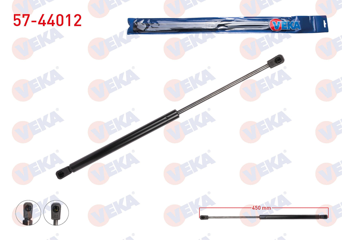 Veka 57-44012 Trunk Gas Strut 450mm / 535N Volkswagen Golf V (1K1) 2003-2009 — Support Rods & Struts