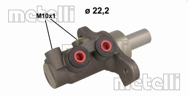 Metelli 05-1135 Brake Master Cylinder - Premium Aluminum Design — Brake Hydraulics