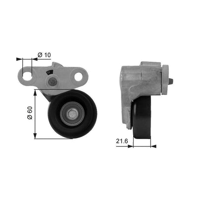 Gates T38159 V-Belt Tensioner Chevrolet — Pulleys & Tensioners