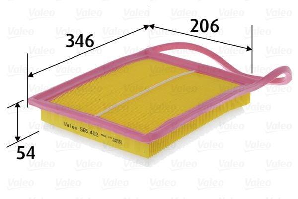 VALEO Air Filter - Compatible with 206, 207 and 2 more models — Air & Cabin Filters