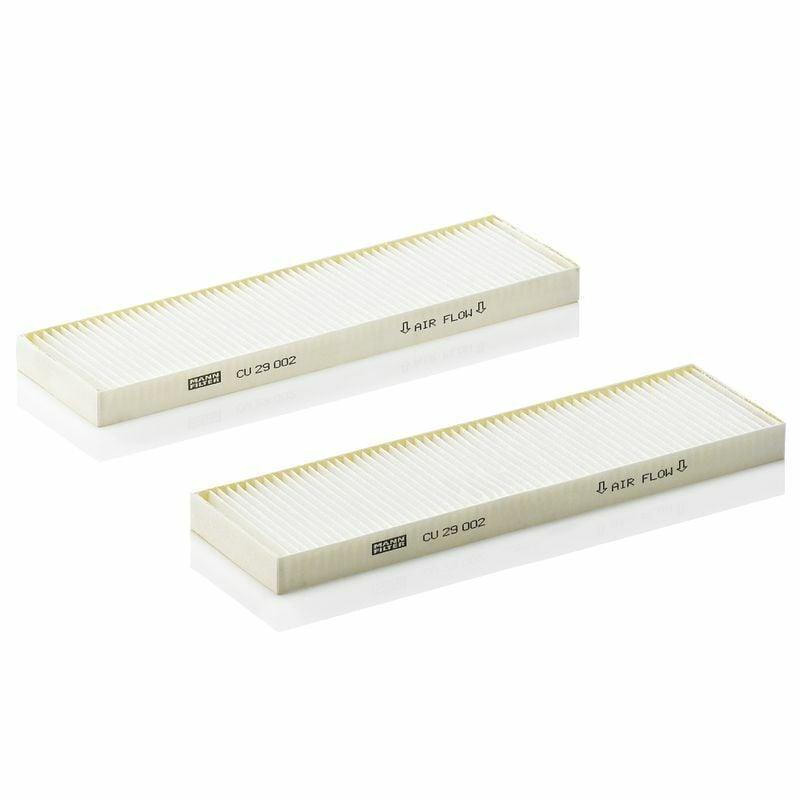 MANN Pollen Filter CU29002-2 for i20 1.2-1.4-1.6 i-CRDi — Air & Cabin Filters
