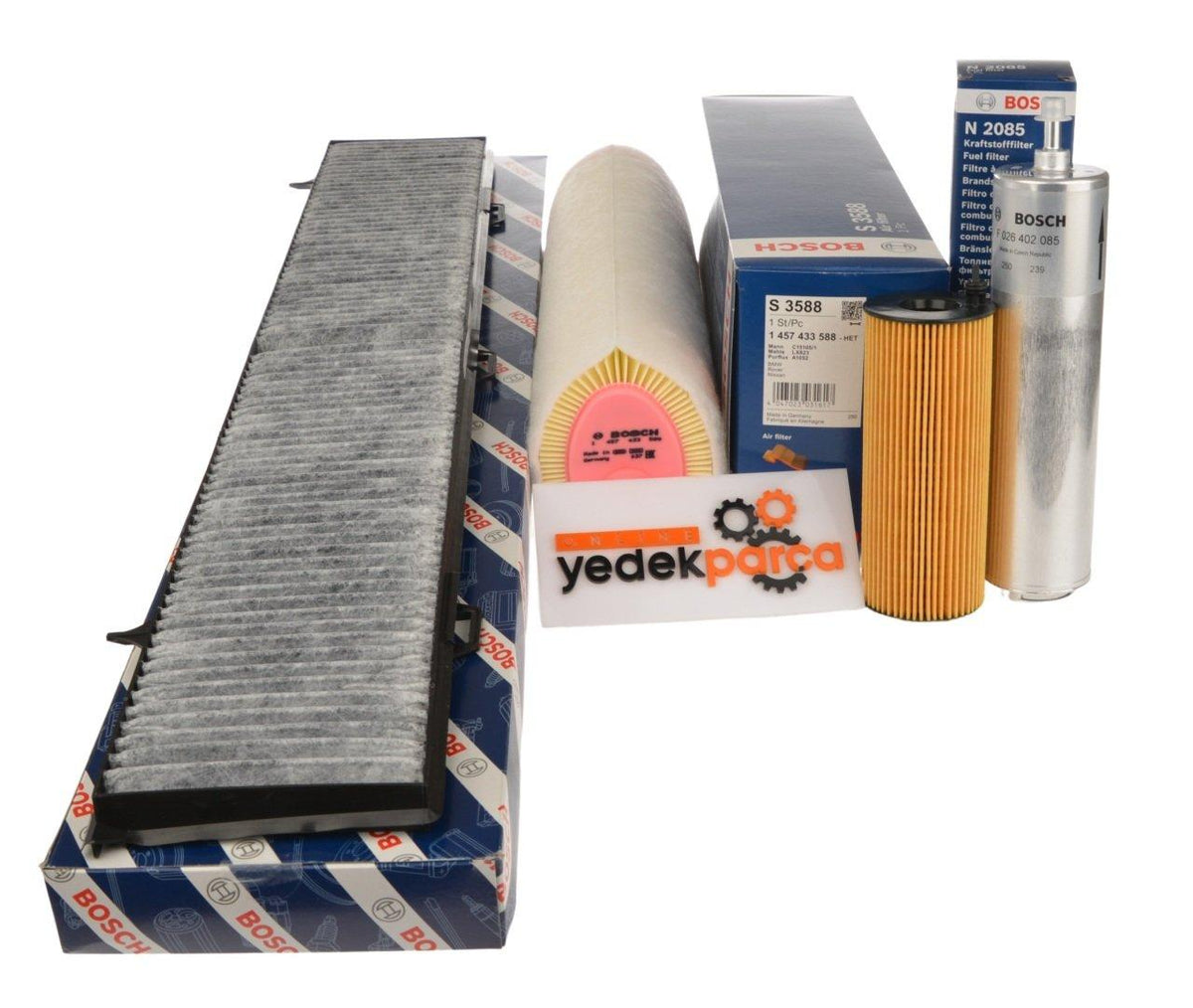 Bosch BMW E90 320d 163 HP Periodic Maintenance Filter Set for Diesel Vehicles — Maintenance & Service Kits