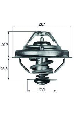 MAHLE TX3888D Thermostat for BMW E36 M41 - Cooling Solution — Water Pump & Thermostat