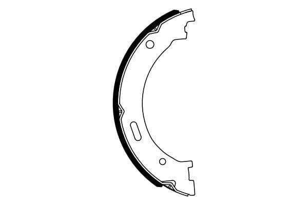 BOSCH 0986487942 Brake Shoe Replacement - Compatible with 08-Cherokee — Brake Cables & Hardware
