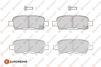 Eurorepar 1686263980 Psa / Erp Rear Brake Pad (105 mm) Nissan X-Trail Qashqai Gdb3294 — Brake Pads