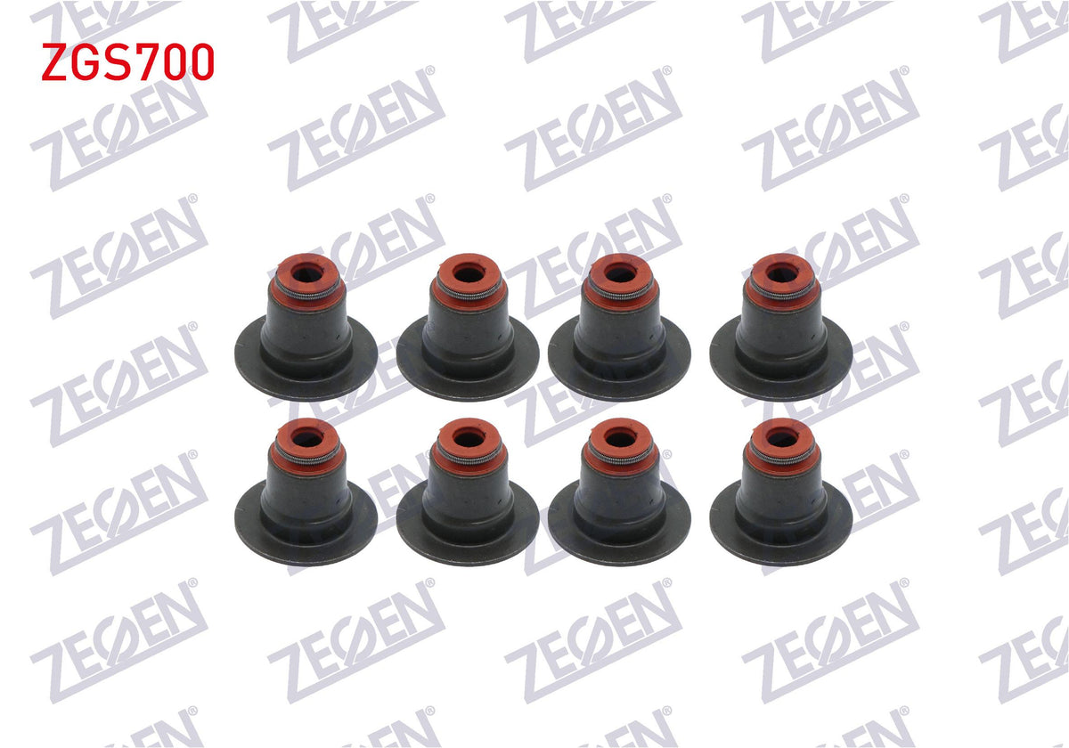 Zegen ZGS700 Valve Stem Seal Euro 5 Citroen Nemo / Peugeot Bipper / 206 / Ford Fiesta / Dw6 1.4 HDi, 1.4 TDCi | Set of 8