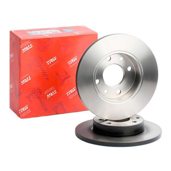 TRW Brake Disc Kit - Compatible with Renault Symbol 2004-2006 — Brake Rotors & Drums