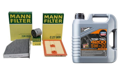 LIQUI MOLY Volkswagen Jetta Maintenance Filter Set - Premium Filters & 5W30 Oil — Maintenance & Service Kits
