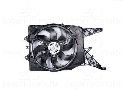 Wisco 2113521-00 Fan Motor with Shroud (370 mm-2 Connector-8 Blade) Opel Corsa D 1.3 CDTi 07 > — Motors, Pumps & Antennas