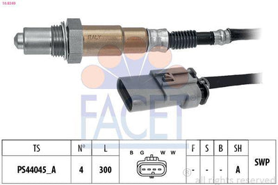 Facet 10.8349 Oxygen Sensor 1. Konum Corsa E 15 19 Adam 13 19 B10xfl-B10xft — Oxygen & Air-Fuel