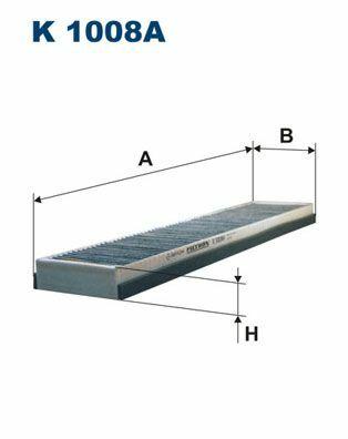 FILTRON K1008A Cabin Filter - Active Carbon Filter for Ford Vehicles — Air & Cabin Filters