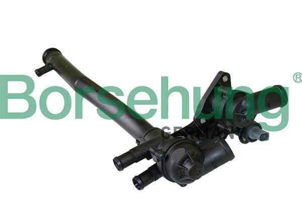 Borsehung B19087 Thermostat Seat (Complete) Pipe with Beraber Pair Thermostat 85C-100C-87C-102C Golf-Jetta-Octavia-Passat 1.6 FSI Blf-Bag-Blp