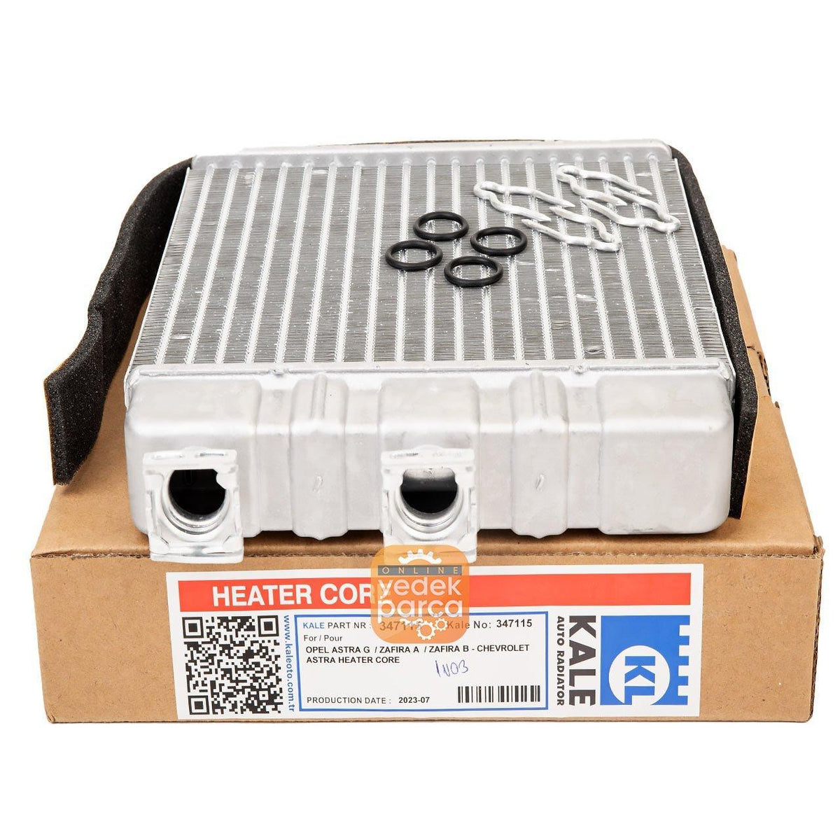 Kale 347115 Heater Core (Behr Tip) Opel Astra G Zafira A Zafira B 98- — Heater & Blower