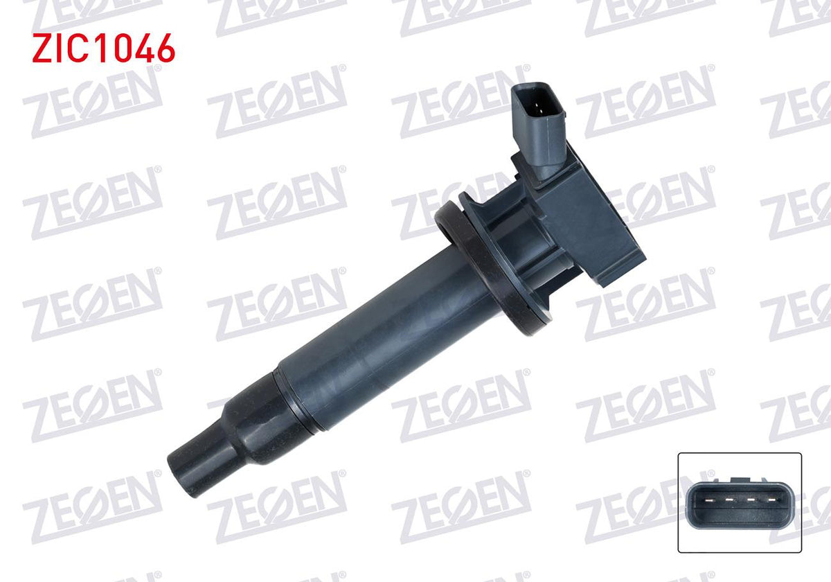 Zegen ZIC1046 Ignition Coil Toyota Corolla 1.6 Vvt-I 2002-2007 / Auris 1.4 Vvt-I 2007-2012 / Avensis 1.6 Vvt-I 1997-2003 / Corolla 1.4 Vvt-I 2002-2007 / Yaris 1.0 Vvt-I 2006-2010 / Citroen