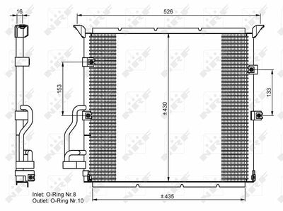 NRF A/C Condenser - BMW E36 Models — Condensers & Evaporators
