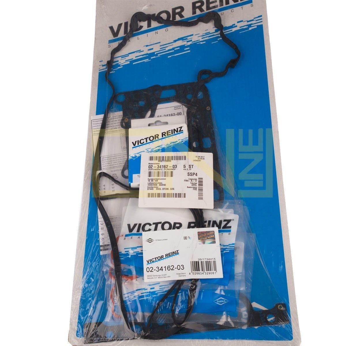 Victor Reinz 02-34162-03 Opel Corsa C 1.2 Gasoline (Z12XE) Motor Upper Set Gasket Victor — Gaskets & Seals