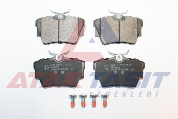 AP 05P946 Brake Pad Rear Renault Traffic II 1.9 dCi-2.0 dCi 2001-2014 / Traffic III 1.6 dCi 2014-/ Opel Vivaro ( — Brake Pads
