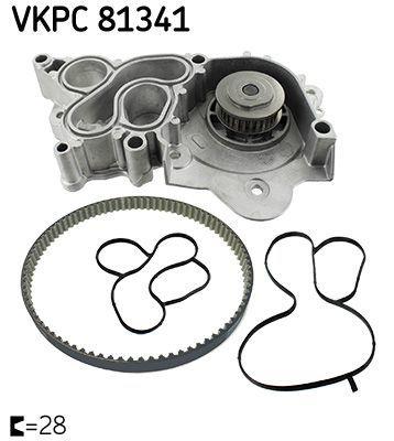 SKF VKPC81341 Water Pump - Reliable Cooling for 13-Golf VII, Polo, Passat 1.2-1.4 TSI — Water Pump & Thermostat