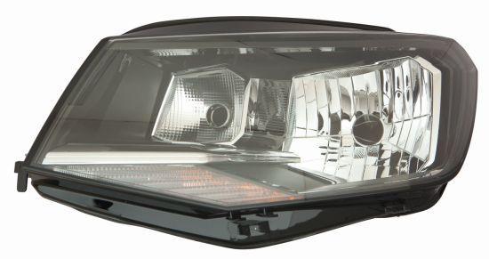 Depo 441-11AGLMLDEM2 Front Headlight Left with Motor Black Volkswagen Caddy 15- — Headlights