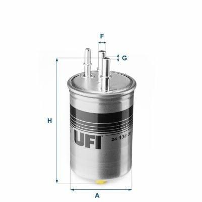 UFI Fuel Filter 24.133.00 - Compatible with Ford Transit Connect & Tourneo Connect — Fuel Delivery