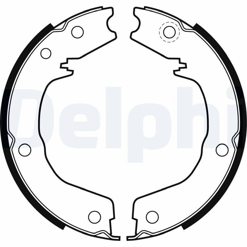 Delphi LS2007 Brake Pabucu