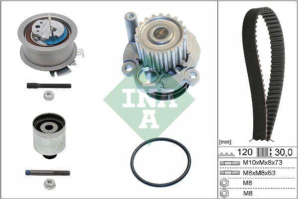 INA 530020132 Camshaft Tensioner Kit with Water Pump (120X30) T5 Caddyııı Jetta Golf V 1.4 1.9 TDI — Water Pump & Thermostat