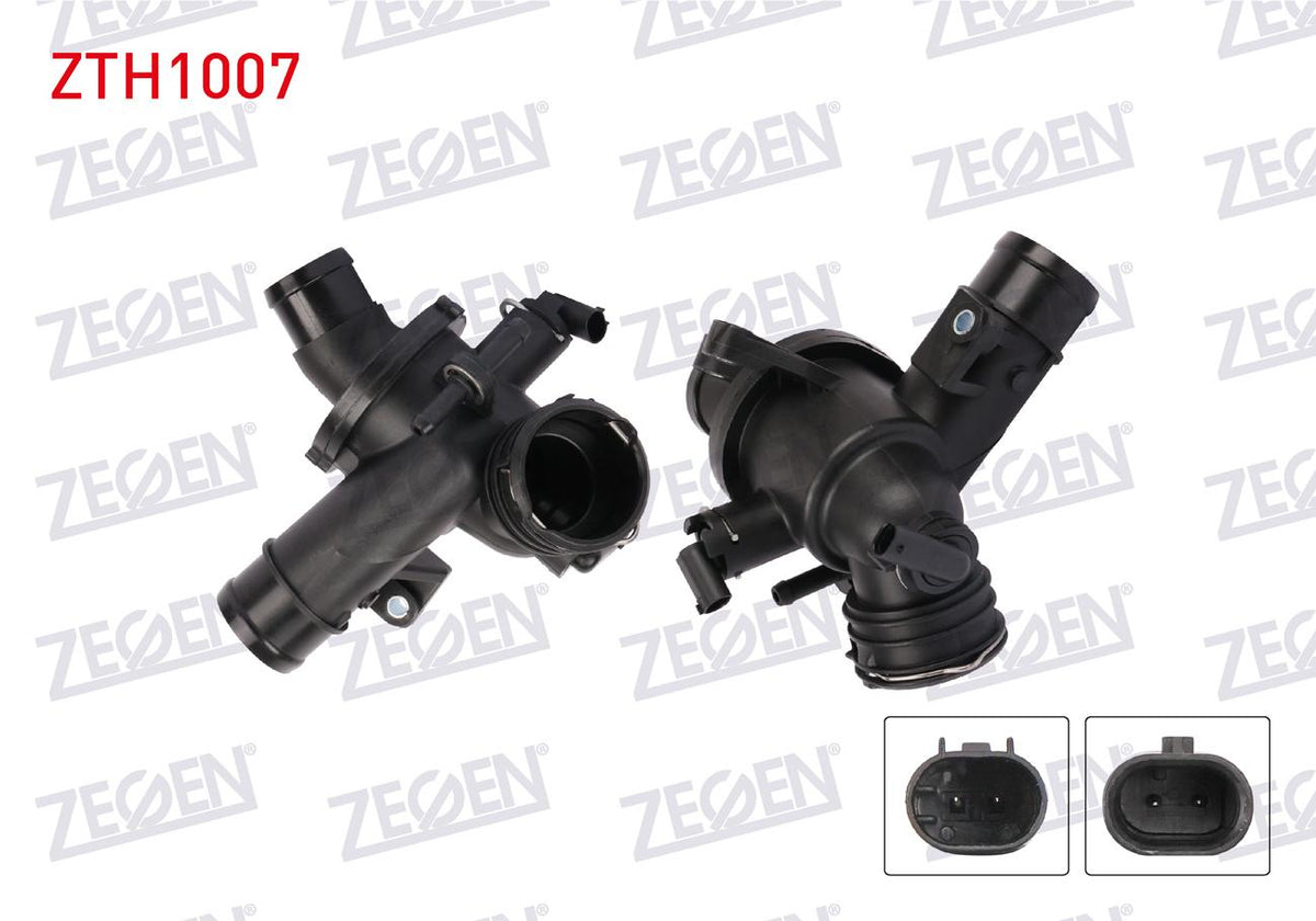 Zegen ZTH1007 Thermostat Complete Pair with Switch 95 C Mercedes C 220 CDI 2007-2014 / E 200 CDI 20 — Water Pump & Thermostat