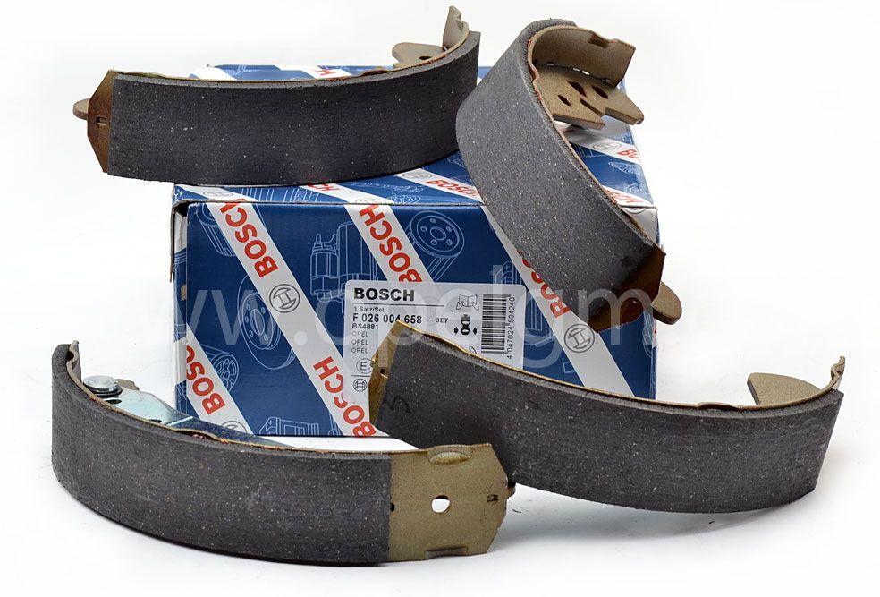 Bosch Rear Brake Shoes for Opel Astra G - 4 Lug Compatible — Brake Cables & Hardware