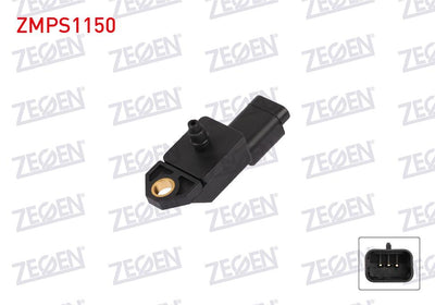 Zegen ZMPS1150 Map Sensor Citroen Berlingo / C3 AirCross / C3 / C4 / C5 AirCross / Ds3 / Ds7 / Pe — Engine Management Sensors