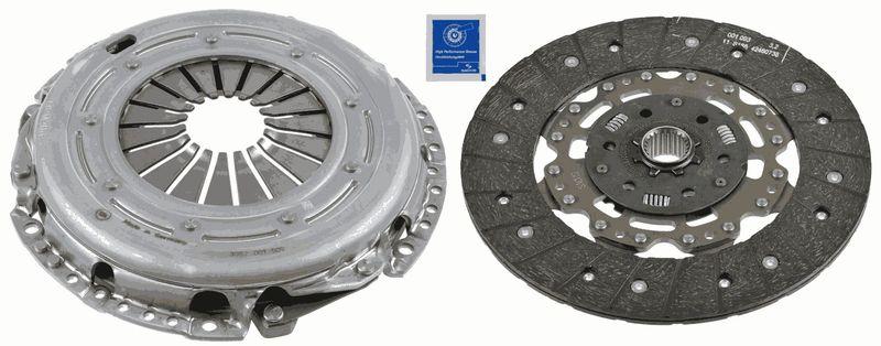 Sachs 3000970037 Clutch Kit (Pressure Plate + Disc) Mondeo IV Ca2 07-14 Transit Connect 13-Volvo S60 II (134): Drive / D2 S