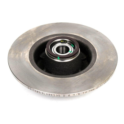 Bosch 0986479278 Renault Clio III 04-10 Rear Brake Disc Set Wheel Hub with Ball Bearing, Megane II/Modus, ABS with Ring Set