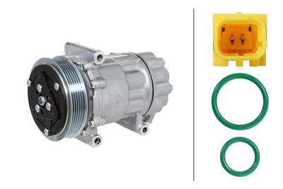 Hella 8FK366201-691 A/C Compressor Berlingo C2 C3 II C3 Pluriel Nemo Fiorino P1007 Bipper (Tu3a Tu3jp) Nemo Bipper