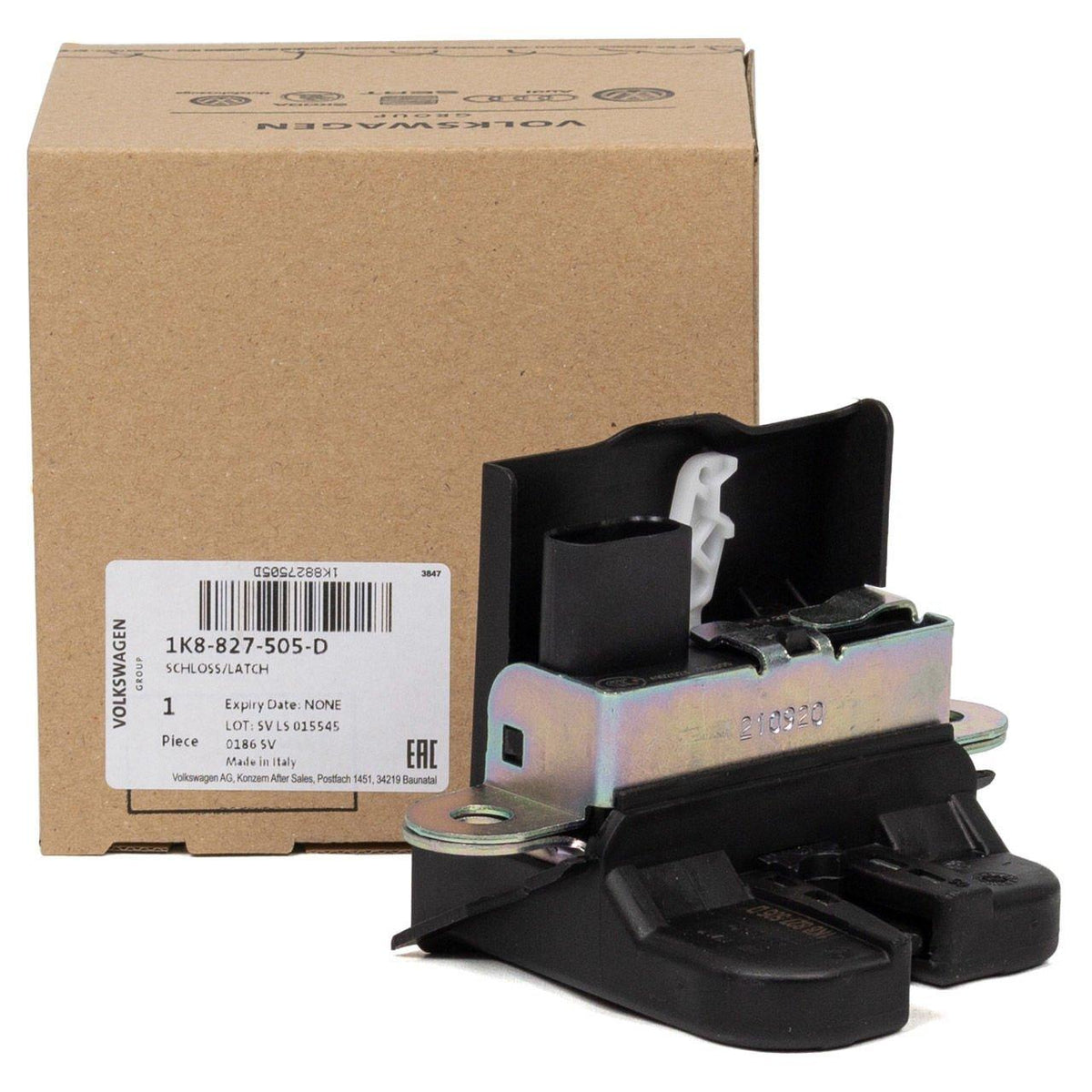 Volkswagen Scirocco Rear Trunk Lock - Original VAG Part for 2009 and Newer Models — Handles, Locks & Latches