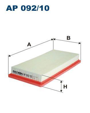 Filtron AP092-10 Air Filter Fiat Punto Evo 1.4 16V 09-12 Alfa MiTo 1.4 10- — Air & Cabin Filters