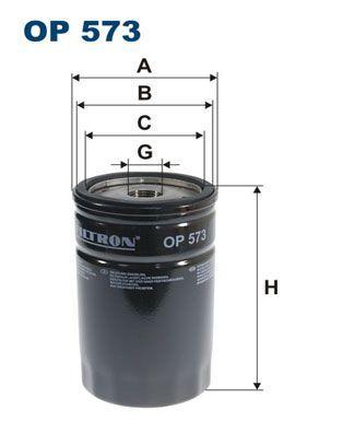 FILTRON OP573 Oil Filter - Compatible with Mercedes-Benz W201, W124 and 3 more models — Oil Filters
