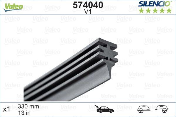 Valeo 574040 Wiper Bushing Silencio (X1) (Rear) (330 mm) V1 Bravo Palio W.End Uno | Set of 5